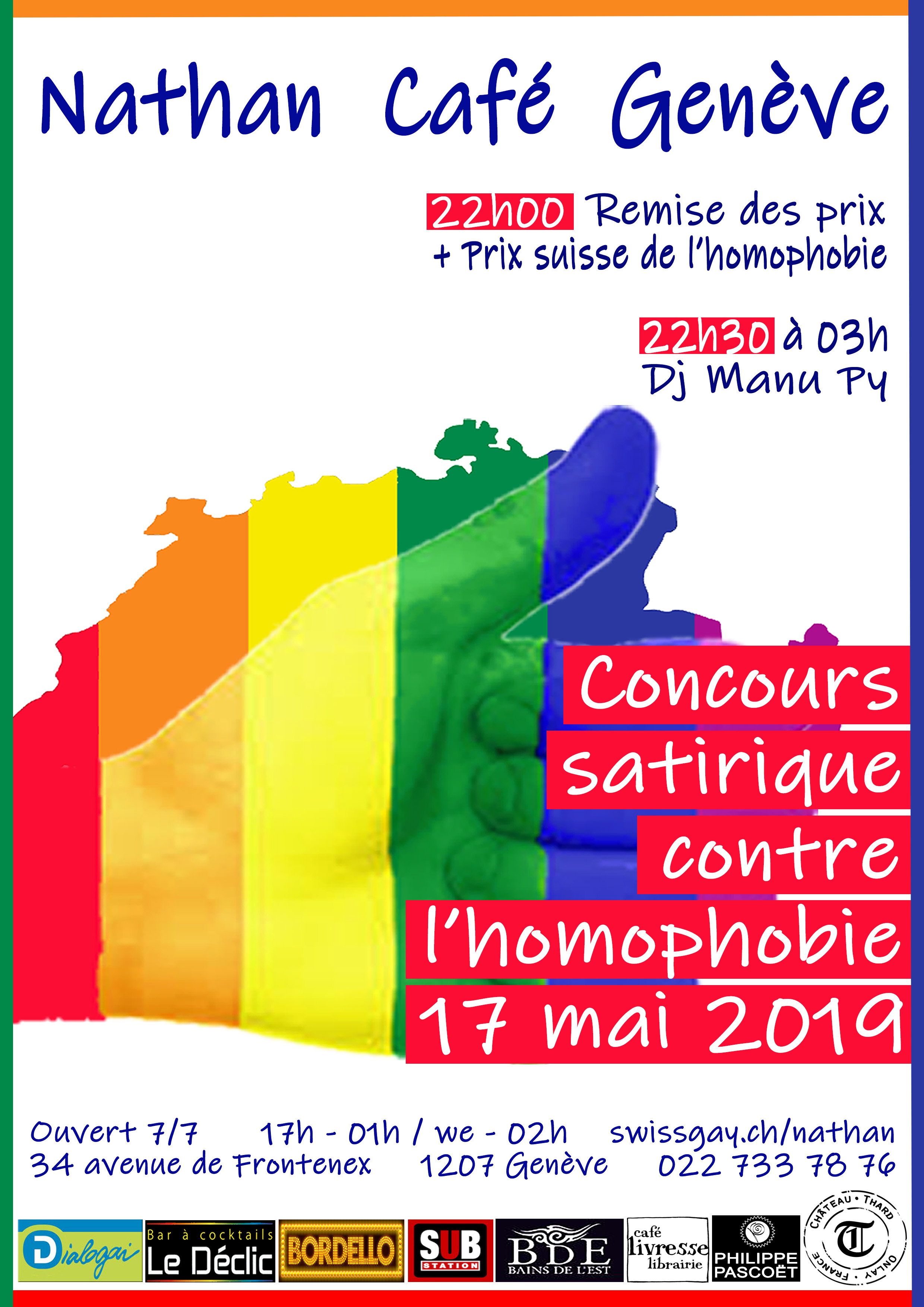 Nathan Café Genève - Concours contre l'homophobie 2019